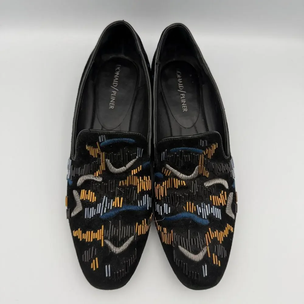 Donald Pliner Leanne Embroidered Loafers Women's 8